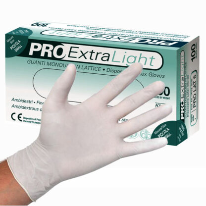 GUANTI LATTICE PRO EXTRA LIGHT Pz 100 S PROLAT6 - S GUANTI LAVORO                F GARDENING
