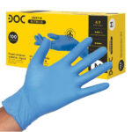 GUANTI NITRILE DOC ZERO POWDER FREE Pz 100 M ZERPW7 - M GUANTI LAVORO                F GARDENING