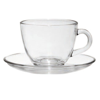 TAZZA CAPPUCCINO VETRO BRAZIL           Pz 4 CERVE T03520 TAZZE VETRO                  C CERVE