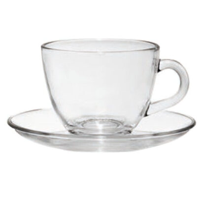 TAZZA CAPPUCCINO VETRO BRAZIL           Pz 4 CERVE T03520 TAZZE VETRO                  C CERVE