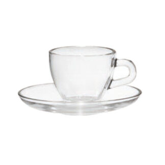 TAZZA CAFFE VETRO BRAZIL                Pz 6 CERVE T03511 TAZZE VETRO                  C CERVE