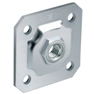 PIASTRA QUADRA DADO REGOLABILE M18          159 FC 10823505001 ACCESSORI SERRAMENTI METALLO F COMUNELLO