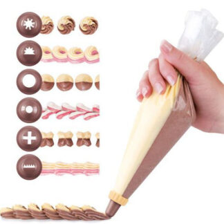 SACCO DECORATORE DOPPIO BECC.Pz 10 DELICIA TESCOMA 630479 GADGET CUCINA PASTICCERIA    C TESCOMA