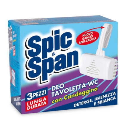 TAVOLETTA WC ACETO MELA           Pz.4 SPIC & SPAN X029 DETERGENTI CASA              C SPIC & SPAN