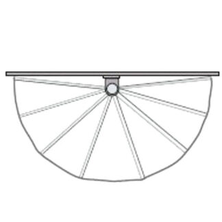 OMBRELLO TENDE DOCCIA 8 VERGHE          516309 C&M 516309997 TUBI DOCCIA                  C CARRARA & MATTA