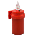 CERO VOTIVO LUMI BATTERIA gg 150 SUPPORTO CA01R CERI VOTIVI                  C MACHIERALDO