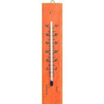 TERMOMETRO LEGNO RETT. NATURALE      101404 MOLLER 101404 TERMOMETRI                   C