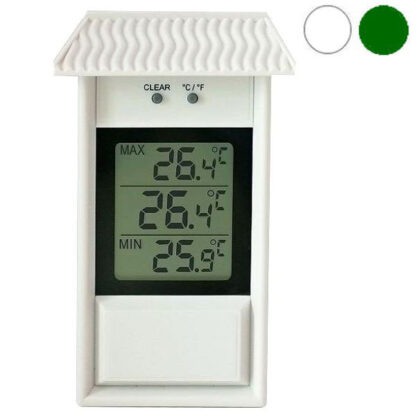 TERMOMETRO PLASTICA MIN/MAX DIG.VER. 105054 MOLLER 105054 TERMOMETRI                   C MOLLER