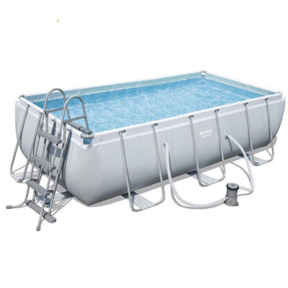 PISCINA RETT. STEEL FILTRO 2D  404x201 h 100 BESTW 56441 PISCINE FUORI TERRA BESTWAY  C BESTWAY