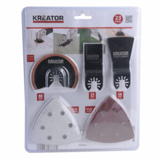 LAME MULTIUTENSILI Set Pz.23               KREATOR KRT990045 LEVIGATRICI ORBITALI         F KREATOR