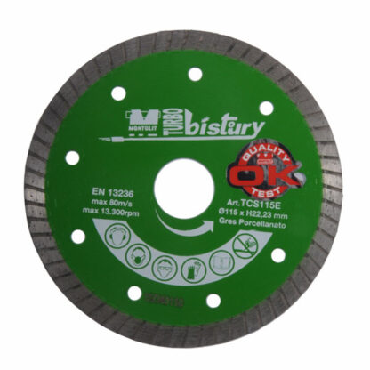 DISCO DIAMANTATO CC 115 GRES              MONTOLIT TCS115E DISCHI DIAMANTATI            F MONTOLIT