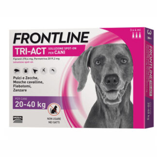 ANTIPARASSITARIO TRI-ACT GRANDI     Pz 3 FRONTLINE 140863-VFR52-S 20-40 kg *ANTIPARASSITARI FRONTLINE   C FRONTLINE