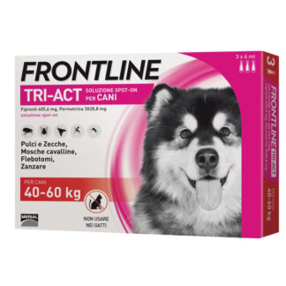 ANTIPARASSITARIO TRI-ACT EXTRA LAR. Pz 3 FRONTLINE 140864-VFR53-S 40-60kg *ANTIPARASSITARI FRONTLINE   C FRONTLINE