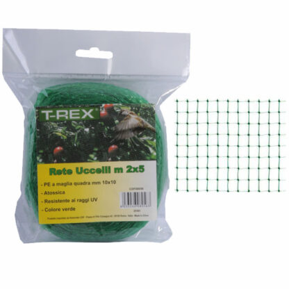 RETE UCCELLI 10x10 h 400 m 10           TREX 08058 BN10-410 RETE UCCELLI                 F TREX