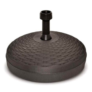 BASE OMBRELLONI PLASTICA ANTRACITE RATTAN ADRIATIC 45/MA BASI OMBRELLONI              C ADRIATIC