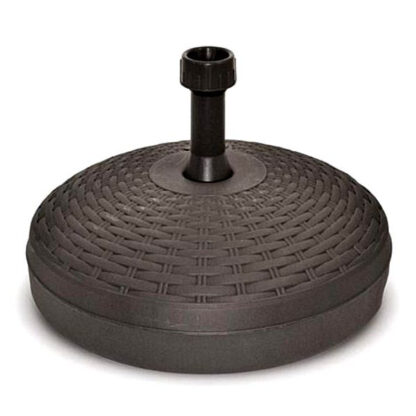 BASE OMBRELLONI PLASTICA ANTRACITE RATTAN ADRIATIC 45/MA BASI OMBRELLONI              C ADRIATIC