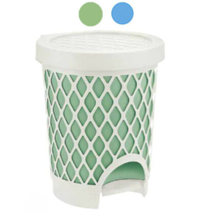 PATTUMIERA PEDALE TRELLIS l 16 VERDE    TONTARELLI 8105339-A65 PATTUMIERE                   C TONTARELLI
