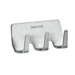 GANCIO INOX TRIPLO       cm 8,5x3,5 PRESTO TESCOMA 420846 GANCI CASA                   C TESCOMA