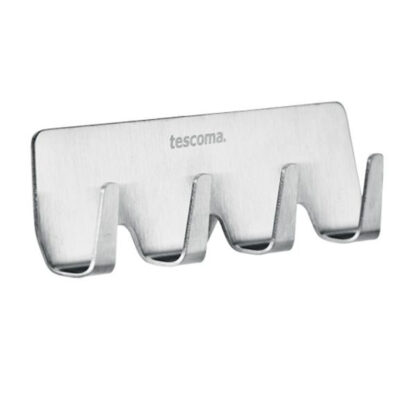 GANCIO INOX QUADRUPLO     cm 12x3,5 PRESTO TESCOMA 420847 GANCI CASA                   C TESCOMA