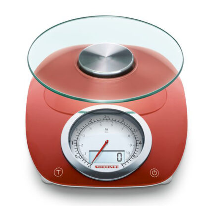 BILANCIA CUCINA VINTAGE STYLE RED  kg  5,0 SOEHNLE 66229 BILANCE CUCINA               C SOEHNLE