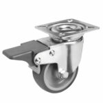 RUOTA GOMMA PG FRENO   60x24             388202 TR 388202 RUOTE INDUSTRIALI            F TELLURE ROTA