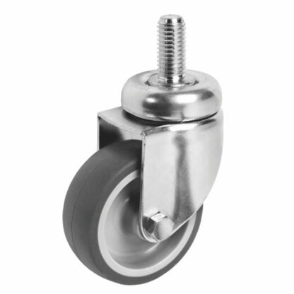 RUOTA GOMMA PERNO M 8  50x18             386201 TR 386201 RUOTE INDUSTRIALI            F TELLURE ROTA