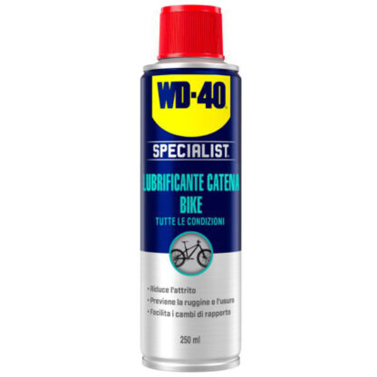 LUBRIFICANTE CATENE SPRAY ml 250    SPEC.BIKE WD40 39803/46-39703/46 OLI E ADDITIVI VARI          F WD 40
