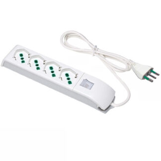 MULTIPRESA 4x2PT SK INT BIANCO    FIDO 4101004 FME 4101004 AVVOLGICAVI E PROLUNGHE      F FME