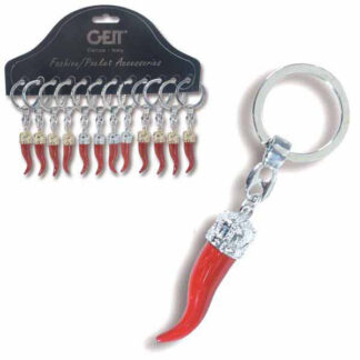 PORTACHIAVI ANELLO CORNETTO             Pz 12 GEIT 9304-84 PORTACHIAVI                  S GEIT