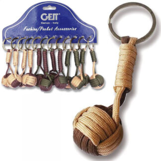 PORTACHIAVI ANELLO CORDINO PALLA        Pz 12 GEIT 9307-98 *PORTACHIAVI                 F GEIT