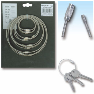 PORTACHIAVI ANELLO KEY SCREW            Pz 12 GEIT 9319-29.ST *PORTACHIAVI                 F GEIT