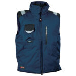 GILET POLIESTERE NAVY/NERO 50          POLAR COFRA V013-0-02.Z50 INDUMENTI LAVORO             F COFRA