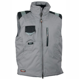 GILET POLIESTERE GRIGIO/NERO 48        POLAR COFRA V013-0-01.Z48 INDUMENTI LAVORO             F COFRA