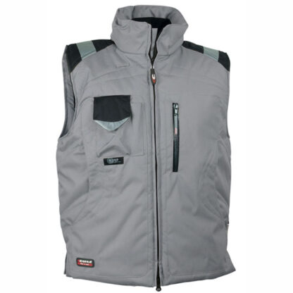 GILET POLIESTERE GRIGIO/NERO 54        POLAR COFRA V013-0-01.Z54 INDUMENTI LAVORO             F COFRA