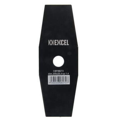 DISCO ACCIAIO  2 DENTI mm 255          EXCEL 08272 AT0101 DECESPUGLIATORI E ACCESSORI  F EXCEL
