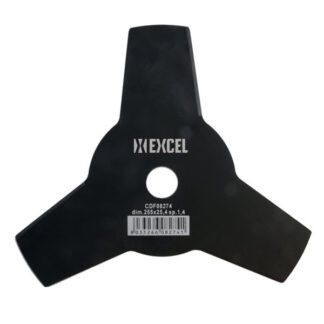 DISCO ACCIAIO  3 DENTI mm 255          EXCEL 08274 AT0901 DECESPUGLIATORI E ACCESSORI  F EXCEL