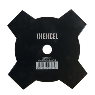 DISCO ACCIAIO  4 DENTI mm 255          EXCEL 08275 AT1505 DECESPUGLIATORI E ACCESSORI  F EXCEL