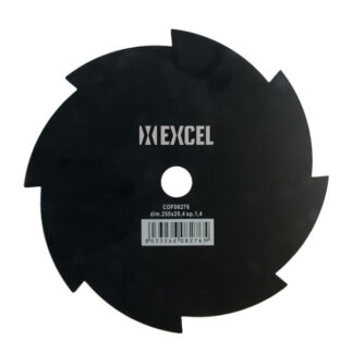 DISCO ACCIAIO  8 DENTI mm 255          EXCEL 08276 AT2006-4 DECESPUGLIATORI E ACCESSORI  F EXCEL
