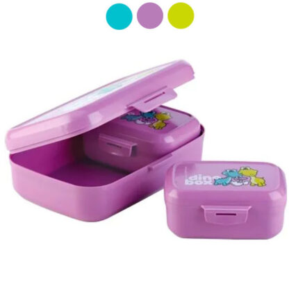 CONTENITORE MERENDA BLU          Pz 3 DINO TESCOMA 668330.30 CONTENITORI PLASTICA         C TESCOMA
