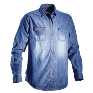 CAMICIA BLU L                  SHIRT DENIM DIADORA 171663-C6535/L INDUMENTI LAVORO             F DIADORA