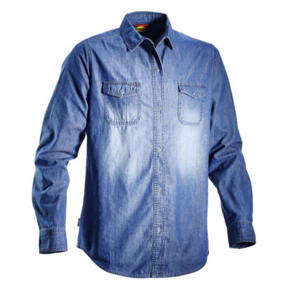 CAMICIA BLU L                  SHIRT DENIM DIADORA 171663-C6535/L INDUMENTI LAVORO             F DIADORA