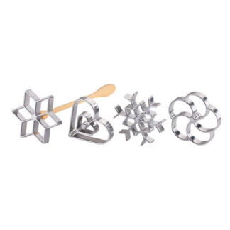STAMPO FRITTELLE MANICO   Set  4   DELICIA TESCOMA 630048 TEGLIE E STAMPI TESCOMA      C TESCOMA