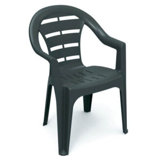 SEDIA RESINA BRACC.MOYO ANTRACITE        PROGARDEN MOY128AN ARREDO GIARDINO PROGARDEN    C PROGARDEN