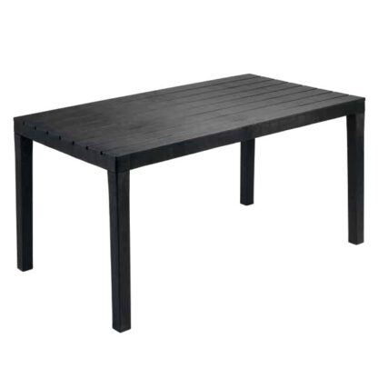 TAVOLO RESINA SUMATRA ANTRACITE   138x80 PROGARDEN 01790AN ARREDO GIARDINO PROGARDEN    C PROGARDEN