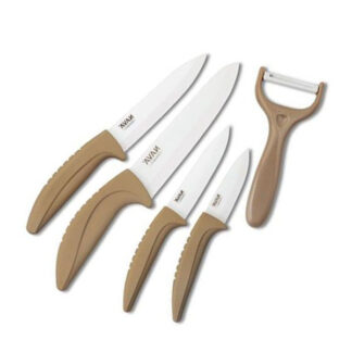 COLTELLI CERAMICA TORTORA                Pz 5 NAVA 10-054-126 COLTELLI CUCINA              C NAVA