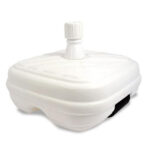 BASE OMBRELLONI PLASTICA BIANCA RUOTA     ADRIATIC 45G/R BASI OMBRELLONI              C ADRIATIC
