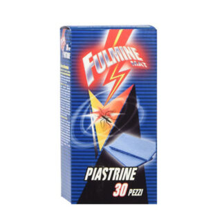 PIASTRINE ELETTROEMANATORI           Pz 30 FULMINE 00440/2 INSETTICIDI                  C FULMINE