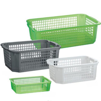 CESTINO FORATO RIO        cm 25X16 h  7 COSMOPLAST 535 CESTINI PORTAOGGETTI         C COSMOPLAST