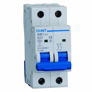INTERRUTTORE MAGNETOTERMICO BIPOLARE 2 MODULI A25 180326 *INTERRUTTORI MAGNETOTERMICI F CHINT