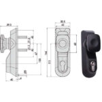 COMANDO ESTERNO MANIGLIONI         07078-69-0 CISA 07078-69-0 CISA ANTIPANICO              S CISA